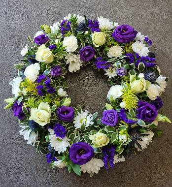 Loose Floral Wreath