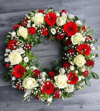 Loose Floral Wreath