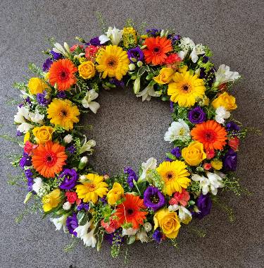 Loose Floral Wreath