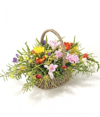 Basket Mixed Freesias