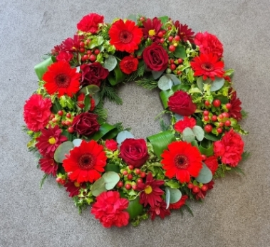 Loose Floral Wreath