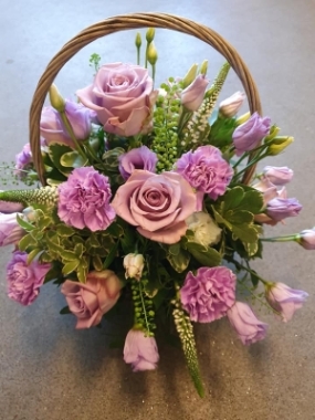 Pink & Lilac Basket